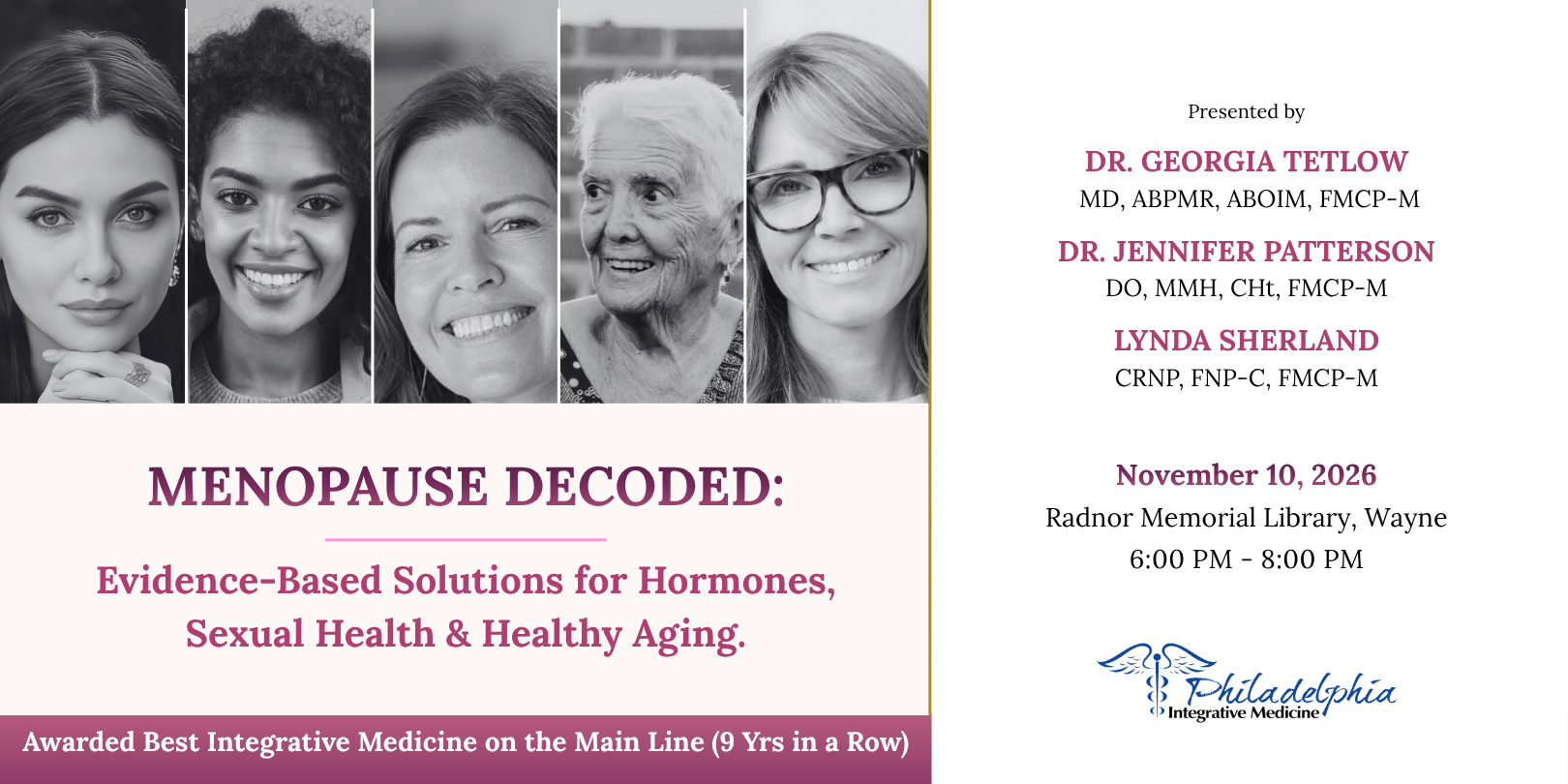Event Page Website Menopause Event Cover Image
